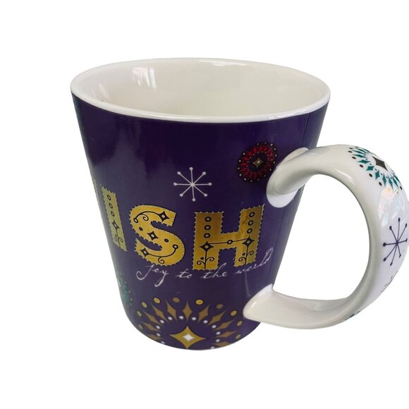Starbucks Coffee Mug‎ Cup 12 OzWish Holiday 2006 Christmas Purple - Picture 10 of 10